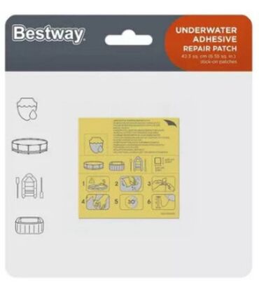 футбольная форма для детей: Ремкомплект для бассейнов Bestway 62091 (самоклейки водостойкие)