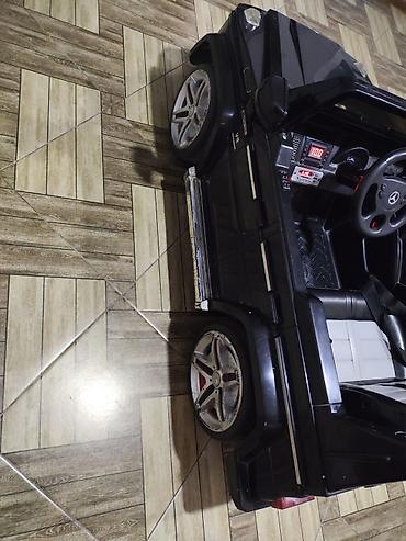 elektro muravey: Uşaq üçün elektrikli minik maşını – qara rəngdə, SUV/G-Class üslublu — 3