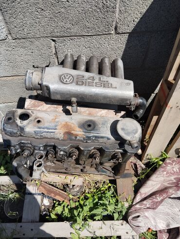 двигатель т4: Дизельный мотор Volkswagen 1995 г., 2.4 л, Б/у, Оригинал, Германия