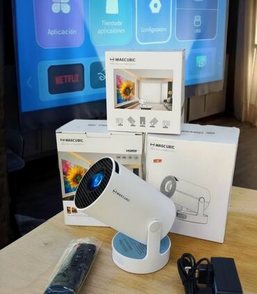 shivaki 82 ekran smart: Yeni Portativ Proyektor Magcubic, Ünvandan götürmə, Pulsuz çatdırılma, Ödənişli çatdırılma