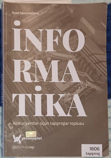 Английский язык: Məhsul: “İnformatika – Abituriyentlər üçün tapşırıqlar toplusu” -