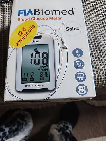 qlükometr: FLA Biomed “Salut” qlükometr dəsti - Növ: Qan qlükoza ölçən cihaz — 3