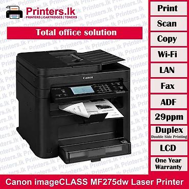 принтер ксерокопия: Canon imageCLASS MF275dw — многофункциональное лазерное устройство для — 3