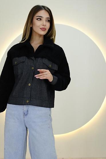 Демисезонные куртки: 🔥 РАСПРОДАЖА 🔥 Женские блузки из велвета и джинсовая ветровка Рукава — 1