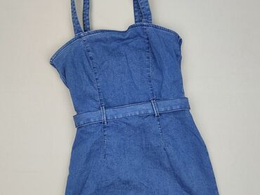 sukienki z paskiem w talii: Denim, Women`s dress, size M