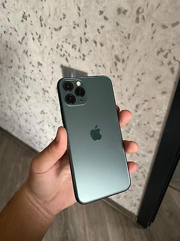 iphone sx: IPhone 11 Pro, 64 GB, Matte Midnight Green, Face ID — 1