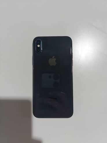 айфон 11 п: IPhone X, Б/у, 64 ГБ, Черный, Зарядное устройство, Защитное стекло, Чехол, 100 %