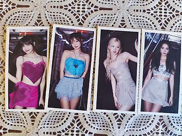 İncəsənət və kolleksiyalar: Məhsul: Blackpink temalı mini foto kartlar dəsti Təsvir: - 4 ədəd — 1