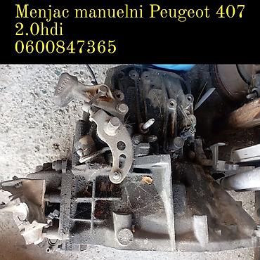 startne puske: Menjač za Peugeot 407 2.0 HDi – manuelni - Tip: ručni/manuelni menjač — 1