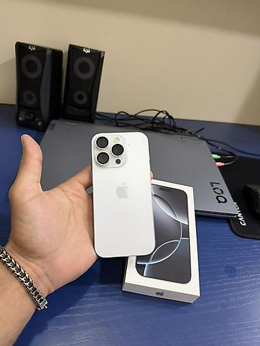 Apple iPhone: IPhone 16 Pro, 256 GB, Ağ, Face ID -da lalafo.az — 1 Apple iPhone: IPhone 16 Pro, 256 GB, Ağ, Face ID — 1