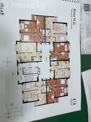 сдается 2 комнатная квартира в джале: 2 бөлмө, 60 кв. м, Элитка, 9 кабат, ПСО (өзү оңдоп түзөтүп бүтүү үчүн)