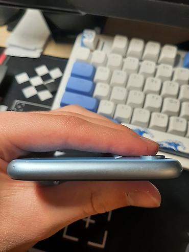 чехол на х: IPhone Xr, Б/у, 128 ГБ, Голубой, Кабель, 100 % — 4