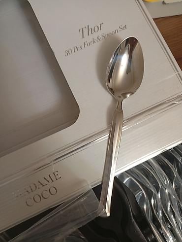 madame coco: MADAME COCO – Thor 30 Parça Çəngəl və Qaşıq Dəsti 6 person - Brend — 2