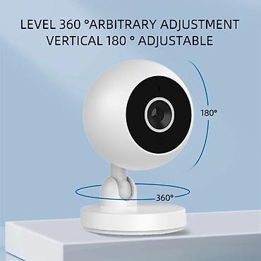 teruhal wifi camera: Wi‑Fi Smart Daxili Kamera – uzaqdan izləmə və bulud saxlama dəstəyi — 5
