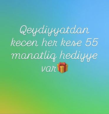 Другие услуги: Qeydiyyat xidməti .– . bonus .kampaniyası………………:……….…. Xidmətə — 1