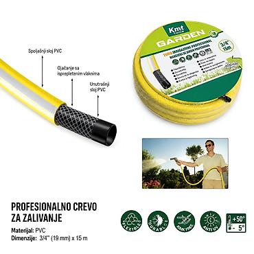 KMT 3/4 profesionalno crevo 2904627 Ojačano baštensko crevo prečnika