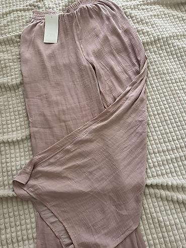 Женская одежда: Брюки, Zara, L, цвет - Розовый — 4