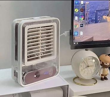 Mini klime: Mini KLIMA ventilator prenosiva USB sa baterijom stona lampa NOVO! — 1
