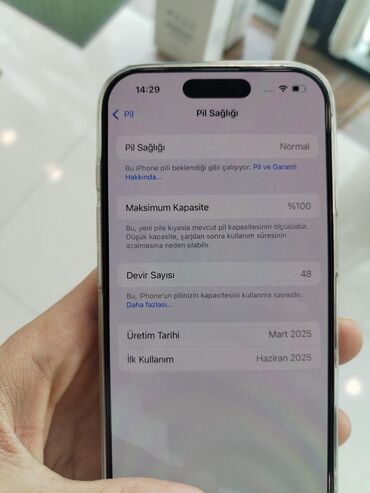 ayfon 16 qiyməti: IPhone 16 Pro, 256 GB, Desert Titanium, Face ID