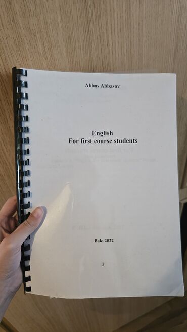 informatika metodik vesait: Məhsul: “English – For first course students” dərs vəsaiti Müəllif