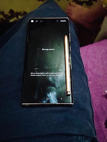 samsung galaxy not 10: Samsung Galaxy Note 20 Ultra, rəng - Qızılı, Qırıq — 3