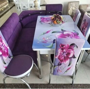 Divan və masa dəstləri: 🇹🇷Türk istehsalı Möhtəşəm ✨✨ Kuxna üçün stol stul dəsti 2 stul 1 — 6