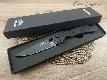 складной нож: Оригинальный складной нож Майор от Нокс сталь AUS8, рукоять G10