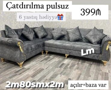 Uşaq və gənc otağı üçün dəstlər: Künc divan, Yeni, Açılan, Bazalı, Pulsuz çatdırılma