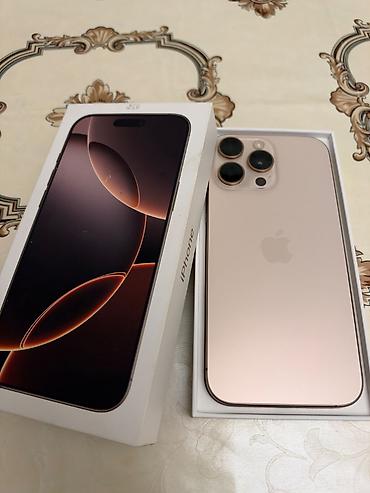 ipad pro 11 m2: IPhone 16 Pro Max, 256 GB, Desert Titanium, Zəmanət, Simsiz şarj, Face ID — 9