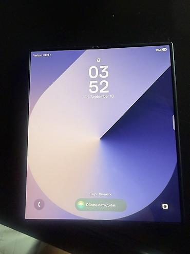 galax: Samsung Galaxy Z Fold 6, Б/у, 256 ГБ, цвет - Синий, 1 SIM, eSIM — 5