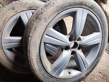 авто диски бу: Колеса в сборе 245 / 45 / R 18, Лето, Б/у, Комплект, Легковые, Литые, отверстий - 5 — 3