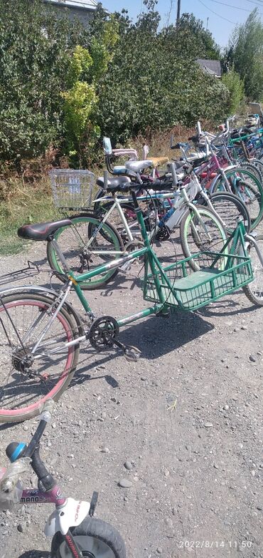 бу детский велосипед: Продаю велосипед самодельный для груза и для прогулок, единственный
