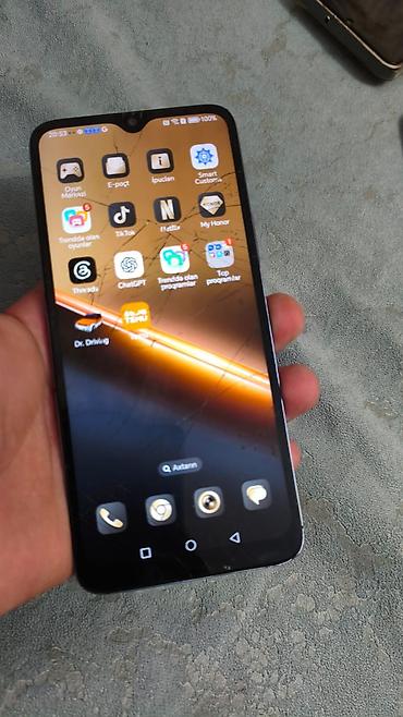 huawei x view: Honor 128 GB, rəng - Gümüşü, Qırıq — 4