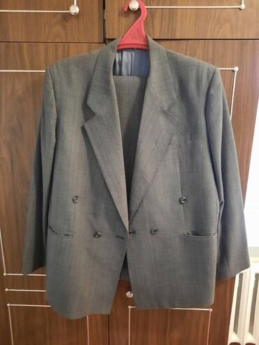 пиджак кастюм: Костюм 5XL (EU 50), цвет - Серый