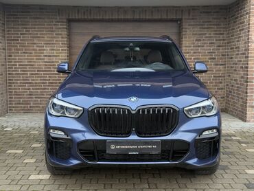 BMW: Передний Бампер BMW 2021 г., цвет - Синий, Оригинал