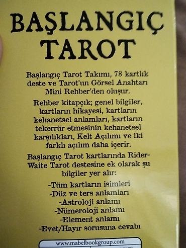 stolustu nabor: Başlanğıc Tarot dəsti — Rider–Waite sisteminə əsaslanan 78 kartlıq — 4