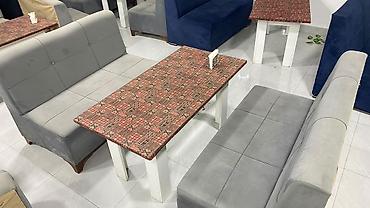 Sifarişlə restoran üçün masa və oturacaq dəstləri: Düz masa — 2