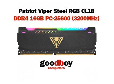 компьютеры patriot: Оперативная память, Новый, Patriot, 16 ГБ, DDR4, 3200 МГц, Для ПК