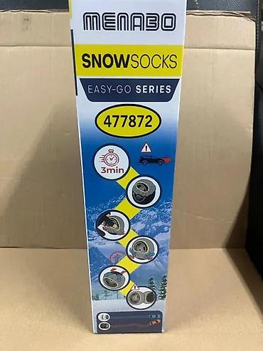 Auto oprema: Menabo Snow Socks – tekstilne navlake za gume (par), veličina XL - — 9