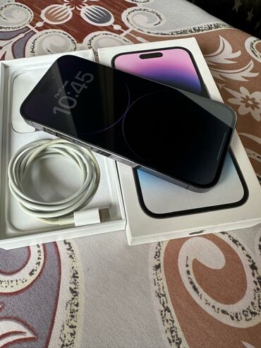 Apple iPhone: IPhone 14 Pro, 128 GB, Deep Purple, Face ID — 12