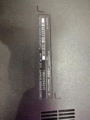 Dell: Dell noutbuk Xüsusiyyətlər: - Prosessor: AMD A9-9425 (Radeon R5, 5 — 5