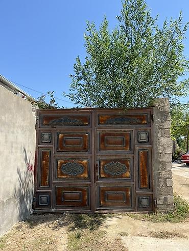 divar bezekleri: İşlənmiş Dəmir Həyət darvazası, rəng - Qəhvəyi, Rayonlara çatdırılma, Pulsuz çatdırılma, Ödənişli çatdırılma — 2