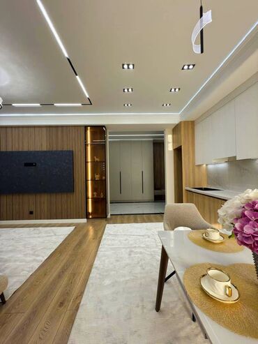 манас квартиры: 3 комнаты, 86 м², Элитка, 11 этаж, Дизайнерский ремонт
