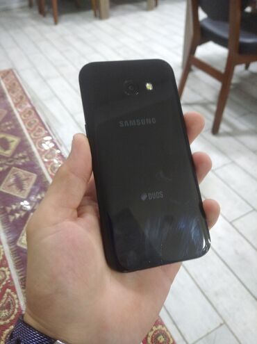 samsung galaxy a5 2015: Samsung Galaxy A5 2017, 32 GB, rəng - Boz, Barmaq izi