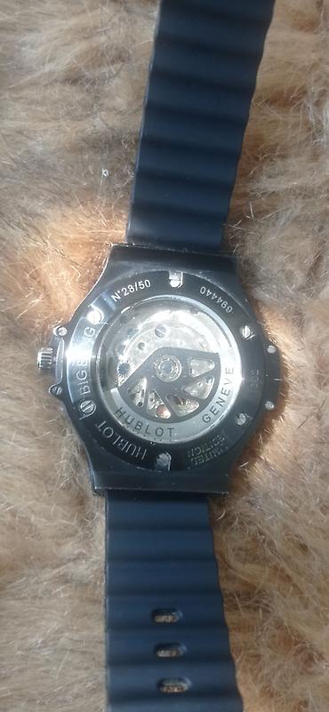 orginal saatlar: İşlənmiş, Qol saatı, Hublot, rəng - Qara — 1