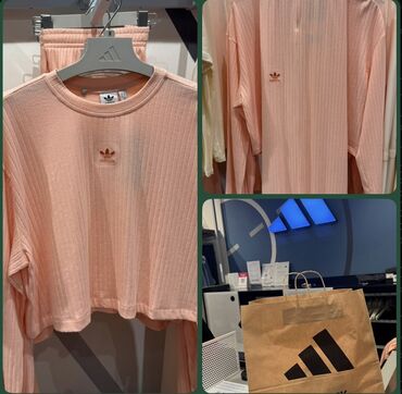 трикотажное: Лонгслив +штаны= костюм-adidas Originals женский/унисекс - Цвет