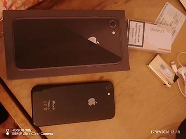IPhone 8, 64 GB, Qara, Barmaq izi