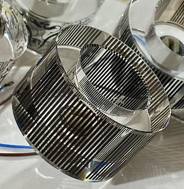 Бра, настенные светильники: Rəngli şüşədən dekorativ divar bra-ları (cüt) - Material: qalın — 9