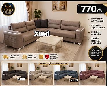 Künc divan dəsti – XMD Mebel - Qiymət: 770 ₼ - Rəng seçimi mövcuddur