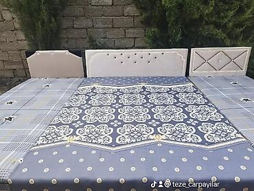 Yataq otağı dəstləri: Təzə çarpayılar. 1 nəfərlik çarpayılar 60manat. 2 nəfərlik taxt — 6